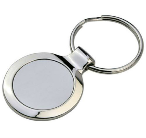 Round Metal Key Chain