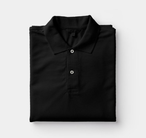 Polyester Polo Neck T- Shirt