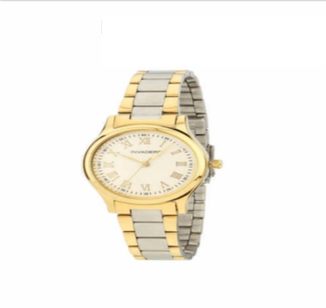 Two Tone Stainless Steel Strap Watch - Women 