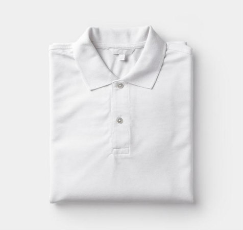 Cotton Polo Neck T- Shirt
