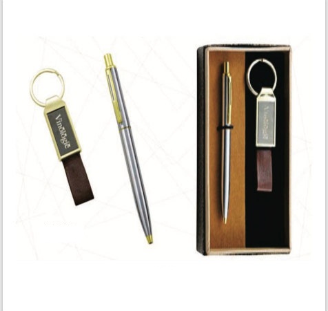 2 in 1 Set - Key Ring & Pen