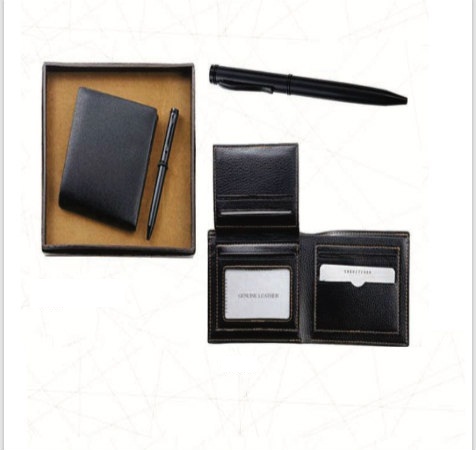 2 in 1 Set - Gents Wallet & Pen