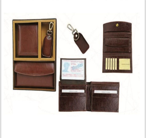 3 in 1 Set - Ladies Wallet, Gents Wallet & Key Ring
